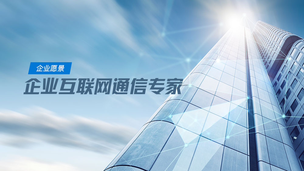 愿景：企業(yè)互聯(lián)網(wǎng)通信專(zhuān)家